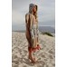 Beach poncho Mexican and rust