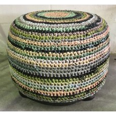 Woven Plastic ottoman