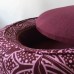 Mauve storage tyre ottoman