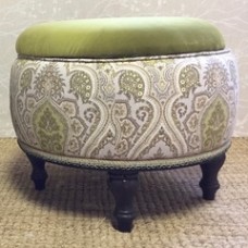 Green Storage ottoman 
