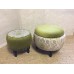 Green Storage ottoman 
