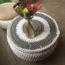 Tyre ottoman side table
